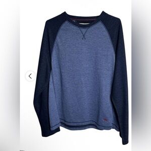 Tommy Bahama Two-Tone Blue Sweatshirt Pullover / Men’s / M